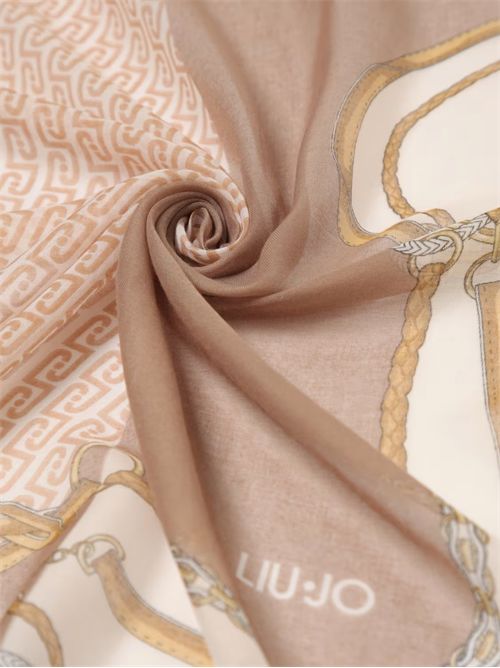 Stola Liu Jo in poliestere con monogram LJ all over LIU JO | 2A6052T2745/74015